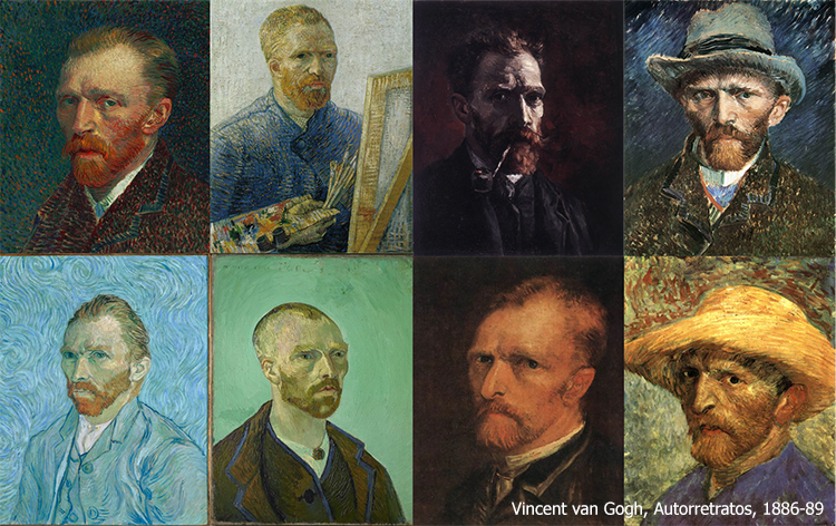 Vincent van Gogh, Autorretratos