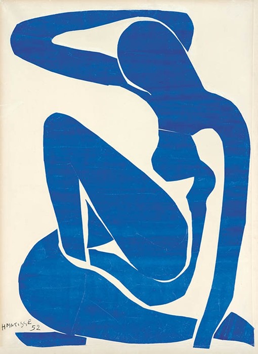 Henri Matisse, Blue Nude (I), 1952 Via: anothermag.com
