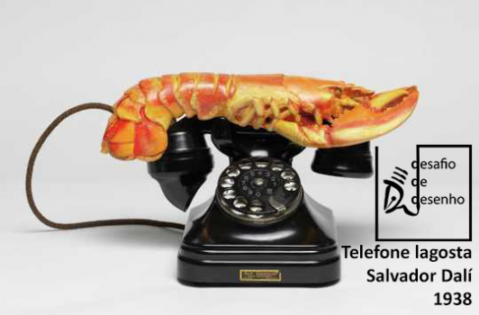 telefone lagosta, por Salvador Dalí, 1938, fonte
